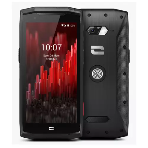 Crosscall CORE-M5 12.6 cm (4.95") Hybrid Dual SIM 4G USB Type-C 4 GB 64 GB 4000 mAh Black