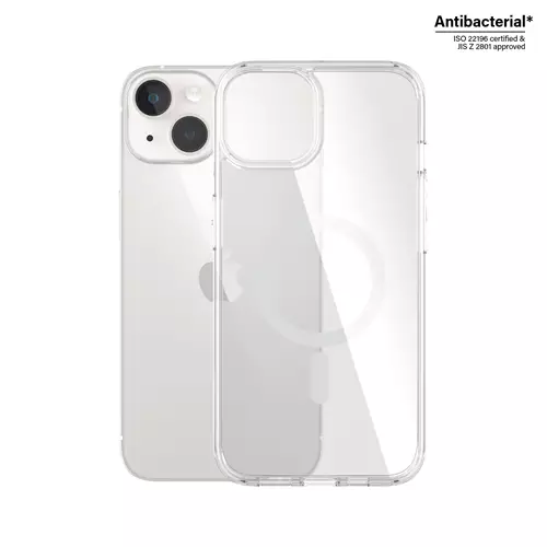 PanzerGlass HardCase Transparent w. White MagSafe iPhone 14 | 13