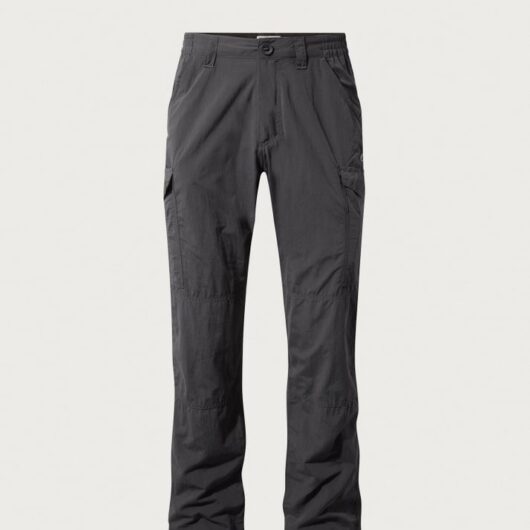 Craghoppers NosiLife Cargo Trousers - Regular Leg - Black Pepper - EU 36