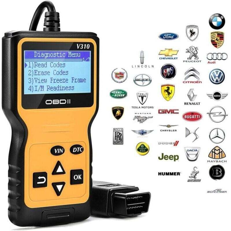 Car Diagnostic Tool - Engine Error Code Reader, Read and Clear Codes, Car Diagnostic Scanner