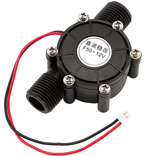DC Micro Hydraulic Turbine Water Generator 12V DC 10W, for Garden Hose LED Lighting