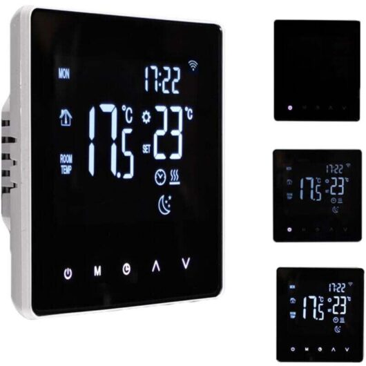 Smart WiFi thermostat, electric heating thermostat, underfloor heating thermostat for homes, offices, schools and hotels