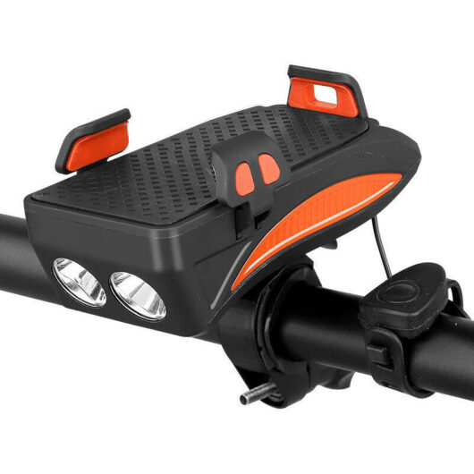 4000mA usb rechargeable bike light, easy to mount super bright bike light.