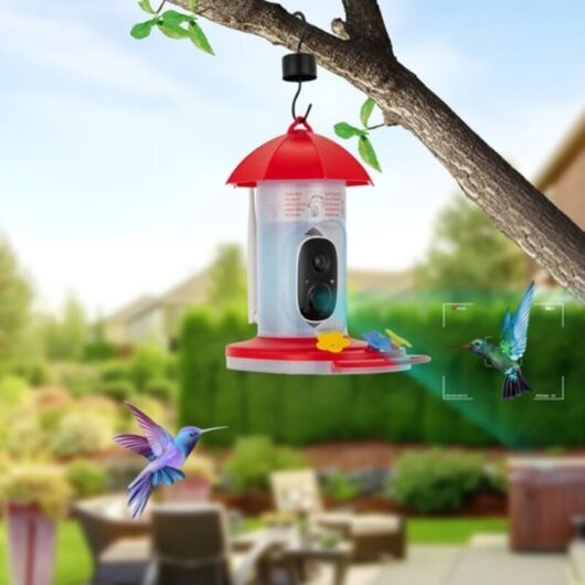 Bird Smart Bird Feeder with Camera, Auto Record Bird Videos With 2.4GHz WiFi