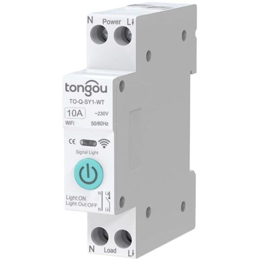 Smart WiFi Switch, wireless remote for mobile phone, timer function for household appliances (10A, no meter)