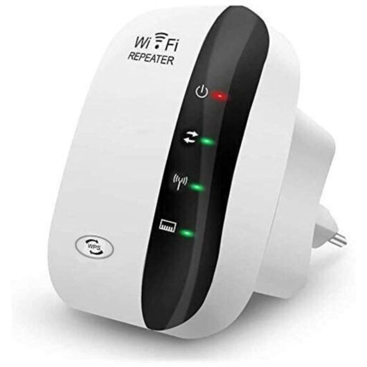 300M Wireless WiFi Repeater Access Point (ap) Signal Booster Supports WiFi-N Standard, 2.4GHz