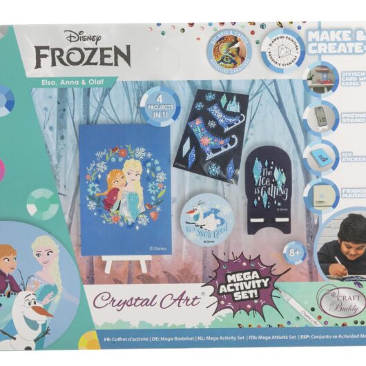 Disney Frozen Elsa & Anna Crystal Art Mega Activity Set