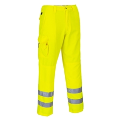 Mens Hi-Vis Combat Trousers Yellow, Medi