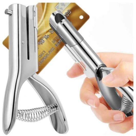 Never used] Hole punch, U-hole punch, heavy-duty hole punch, paper punch, portable long hole punch