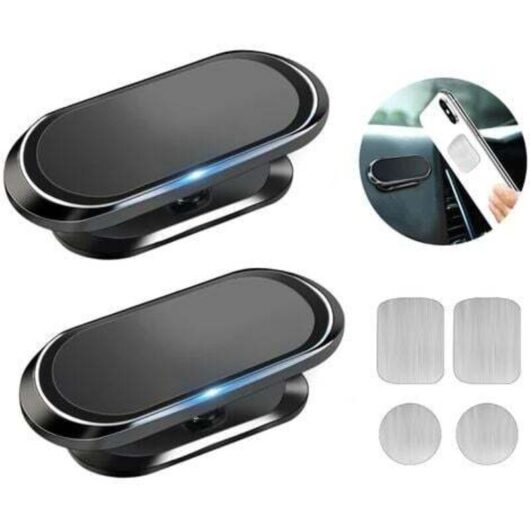 Never used] Magnetic Car Phone Holder Magnetic Car Phone Holder 360° Rotation Magnetic Car Mount Compatible with iPhone/Samsung/Huawei/Xiaomi etc, 2