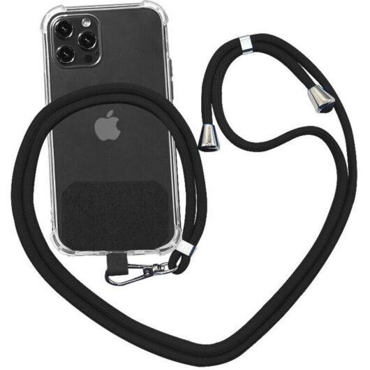 Odipie - never used] 2 Pack Universal Cell Phone Lanyard, Cell Phone Tether Belt Compatible with Most Smartphone Cases (Black)
