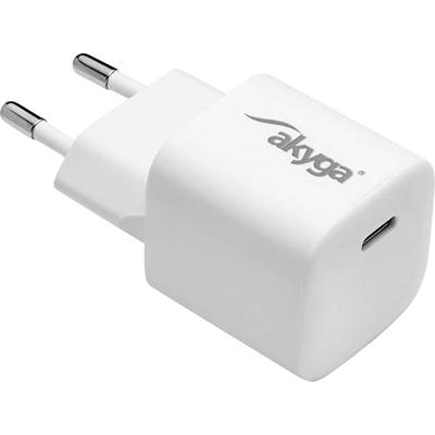 Akyga AK-CH-22 USB charger 25 W Indoors Max. output current 3 A 1x USB-C® No. of outputs: 1 x