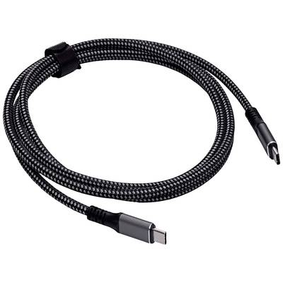 Akyga USB cable Thunderbolt plug, Thunderbolt plug 1.50 m Black AK-USB-34