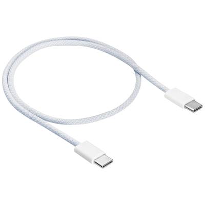 Akyga USB cable USB 2.0 USB-C® plug 0.50 m White AK-USB-50