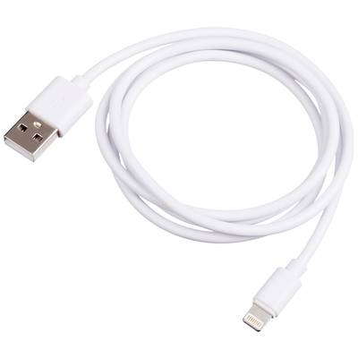 Akyga USB cable USB-A plug, Apple Lightning plug 1.00 m AK-USB-30