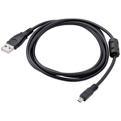 Akyga USB cable USB-A plug, UC-E6 1.50 m Black AK-USB-20