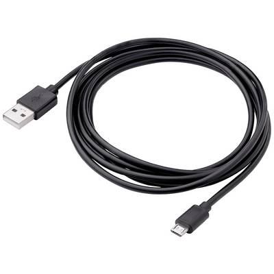 Akyga USB cable USB-A plug, USB Micro-B plug 1.80 m Black AK-USB-01