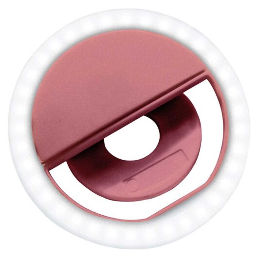 CBL Selfie Ringlight With Phone Clamp Rose Gold