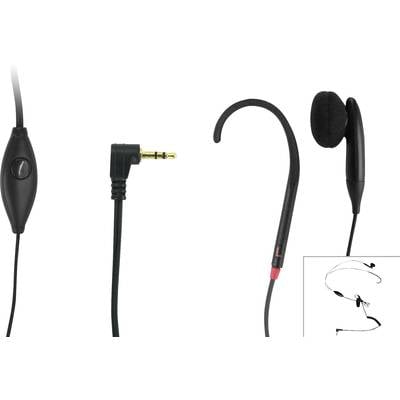 Geemarc CLHOOK5 Phone Ear-free headset Corded (1075100) Black Volume control