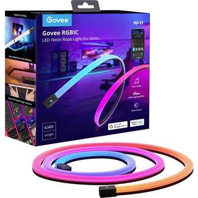 Govee Neon Gaming Table Light - 2m H61C2 LED strip set EEC: G (A - G) 24 V, 100 V, 240 V RGB 1 pc(s)