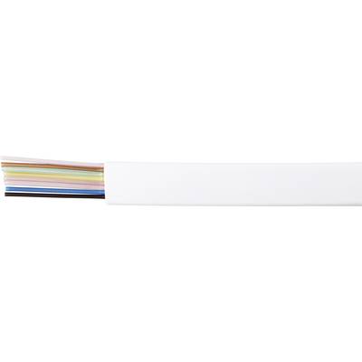 Kash Phone cord LiYY 8 x 0.12 mm² White Sold per metre