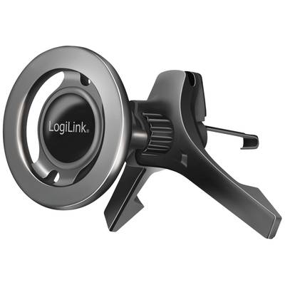 LogiLink AA0167 Air grille Car mobile phone holder 360° swivel, Magnetic fastener