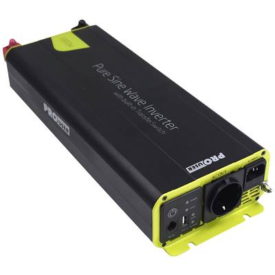 ProUser Inverter PSI1000TX 1000 W 12 V - 230 V AC Incl. remote control, UPS function, Priority switch