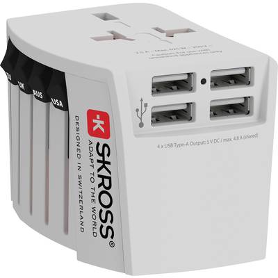 Skross 1302961 Travel adapter MUV USB (4xA)
