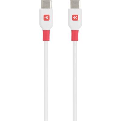 Skross USB-C cable USB 2.0 USB-C® 1.20 m White SKCA0019C-C120CN
