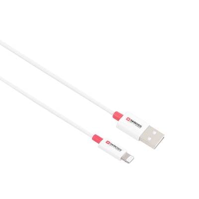 Skross USB cable USB 2.0 USB-C® plug 2.00 m White Round SKCA0005A-MFI200CN