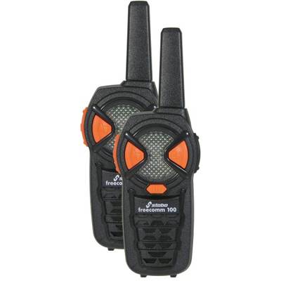 Stabo Freecomm 100 PMR 3-5 km 20100 PMR handheld transceiver 2-piece set