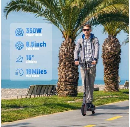 T4 PRO Foldable RC Electric Scooter - 30km/h High-Speed, 8.5-Inch Tyres, Urban Commuter Toy | Wowcher