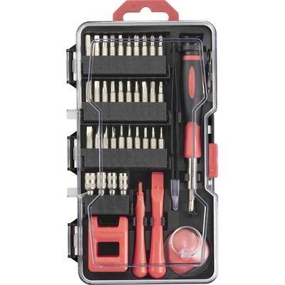 TOOLCRAFT TO-9610683 Repair kit DIYers, Mobile phone Tool holder 79-piece
